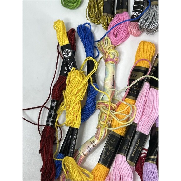 Lot Embroidery Floss Skeins Organizer Cross Stitch Thread Mixed Colors - Picture 4 of 8